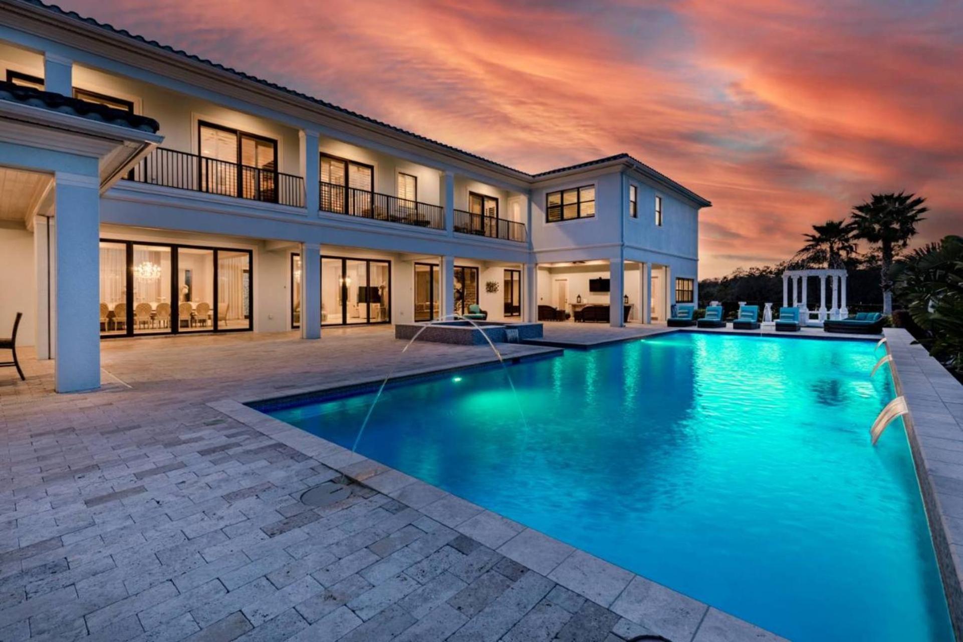 Beautiful 5 Star Mansion With Private Pool On The Prestigious Reunion Resort Orlando Mansion 6280 Kissimmee Ngoại thất bức ảnh